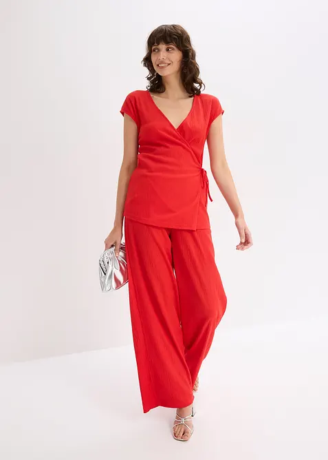 Tričko se zavinovacím vzhledem, bonprix