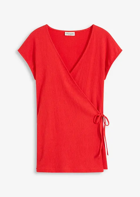 Tričko se zavinovacím vzhledem, bonprix