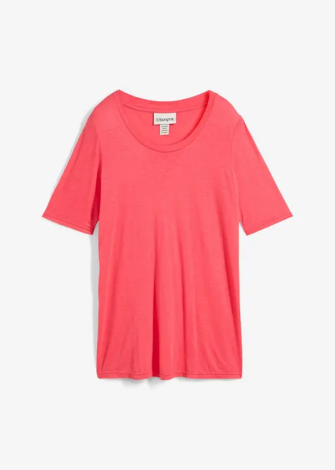 Dlouhé tričko z měkké viskózy, bonprix