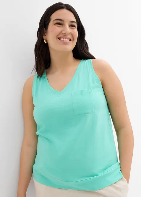 Tílko z čisté organické bavlny (2 ks v balení), bonprix