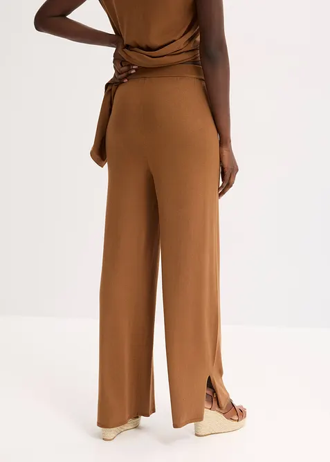 Kalhoty z jemného úpletu, bonprix