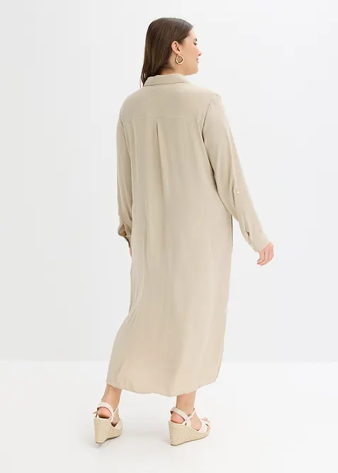 Košilové šaty s krajkou, bonprix