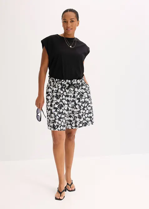 Lněné šortky, bonprix