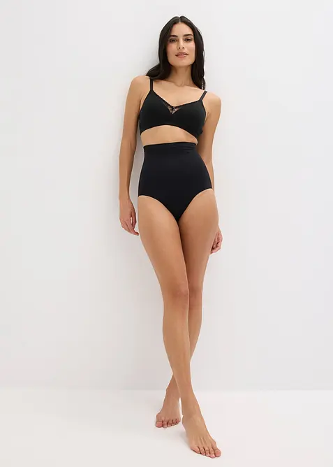 Bezešvé stahovací kalhotky s vysokým pasem, střední tvarující efekt, bonprix