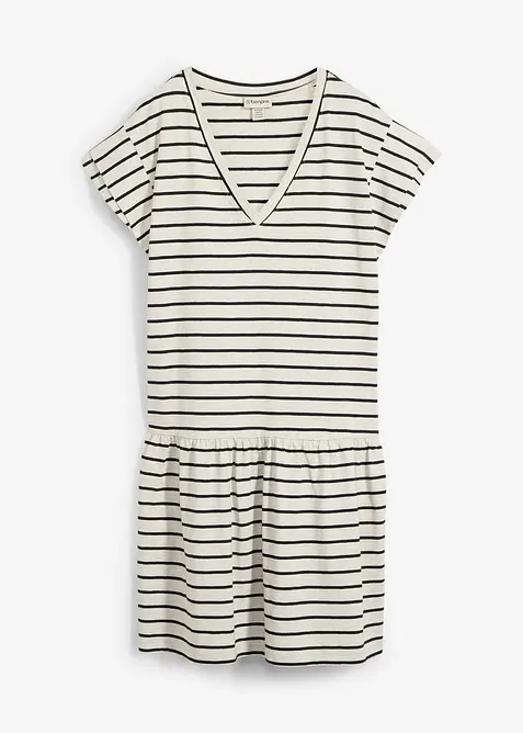 Úpletové šaty z čisté bavlny, bonprix