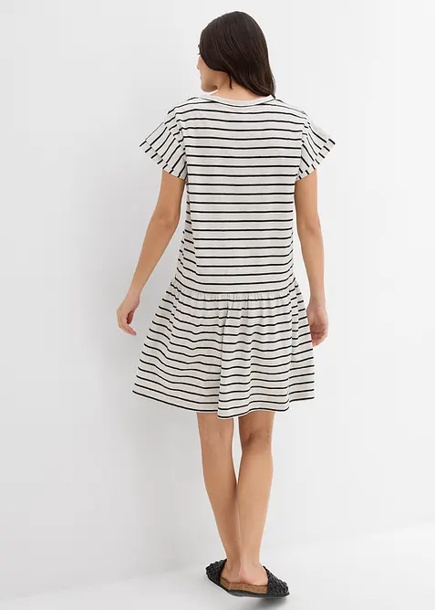 Úpletové šaty z čisté bavlny, bonprix