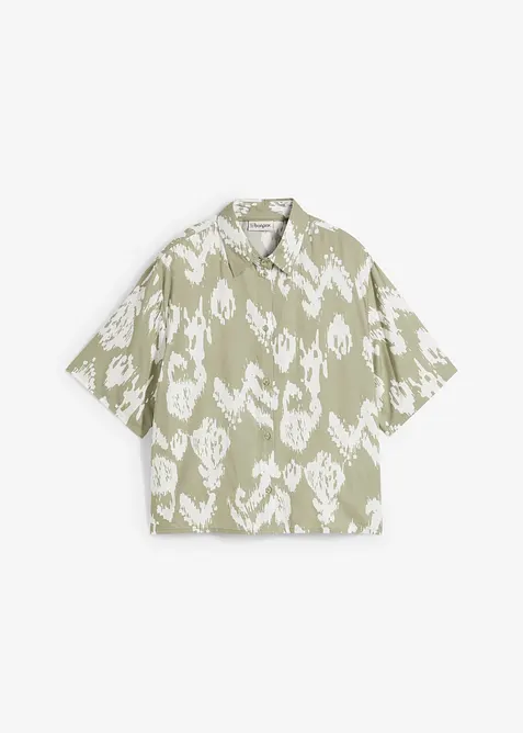 Viskózová halenka s etno potiskem, bonprix