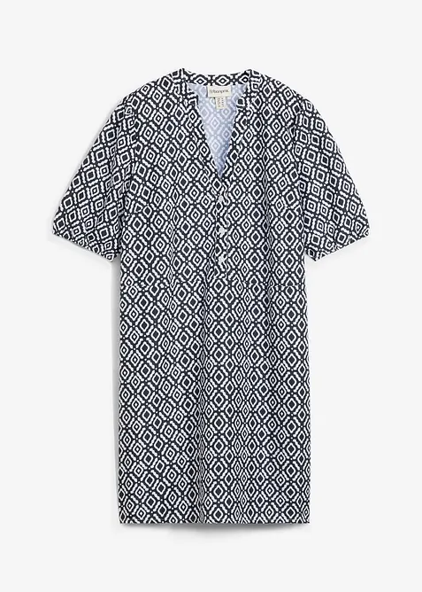 Tunikové šaty ze splývavé viskózy, bonprix