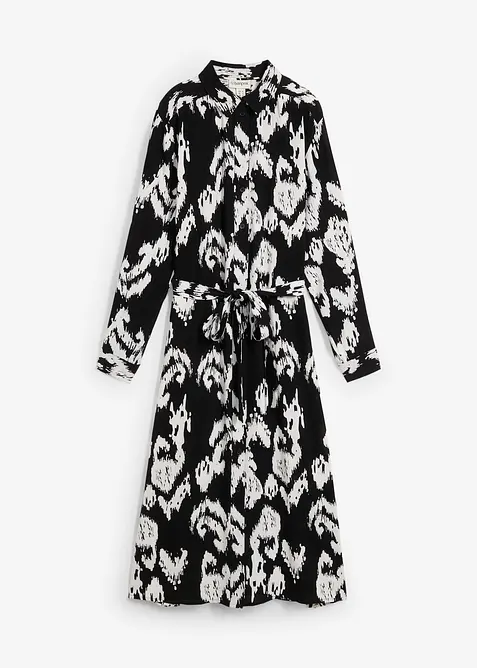 Halenkové šaty ze splývavé viskózy, bonprix