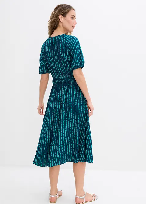 Midi šaty z měkké viskózy, bonprix