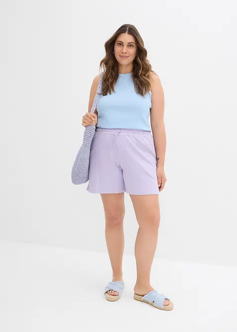 Teplákové šortky z čisté bavlny, bonprix