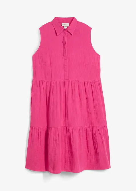 Tunikové šaty ze vzdušného mušelínu, bonprix