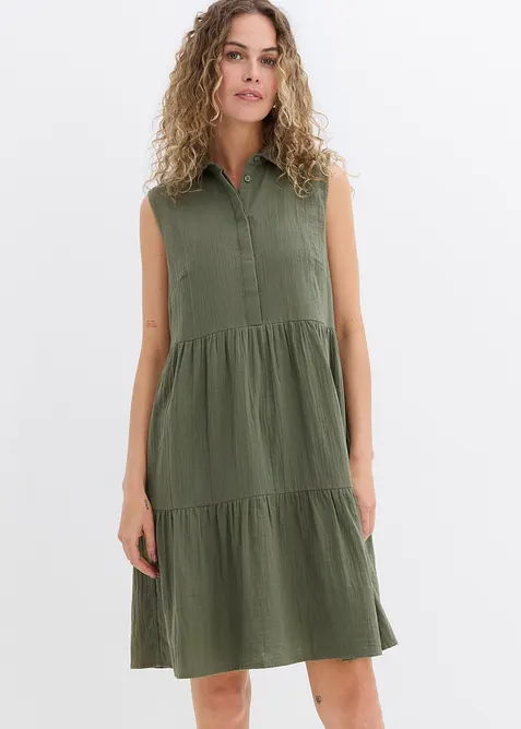 Tunikov&eacute; &scaron;aty ze vzdu&scaron;n&eacute;ho mu&scaron;el&iacute;nu, bonprix