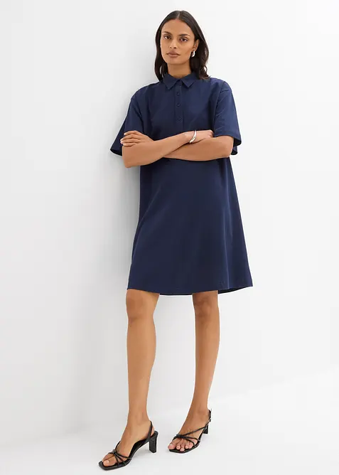 Šaty pólo z čisté bavlny, bonprix