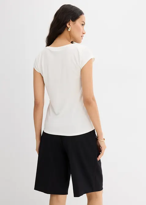 Žebrovaný top z měkké směsi s modalem, bonprix