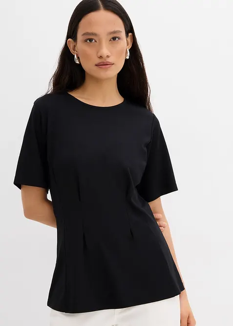 Vypasovan&eacute; triko z pohodln&eacute;ho materi&aacute;lu Punto di Roma, bonprix