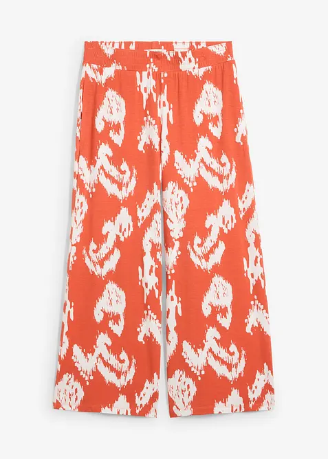 Žerzejové kalhoty z viskózové směsi, bonprix