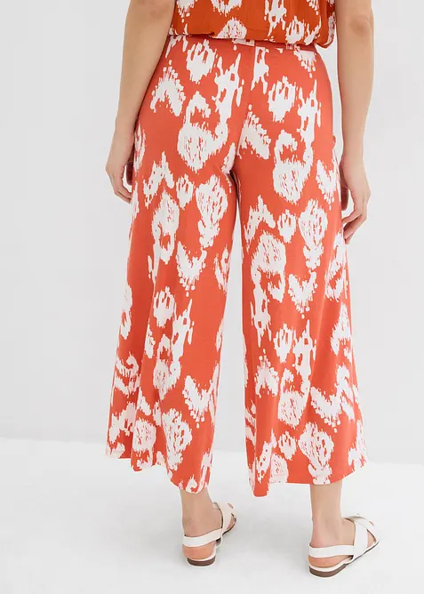 Žerzejové kalhoty z viskózové směsi, bonprix