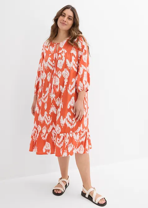 Tunikové šaty z čisté viskózy, bonprix