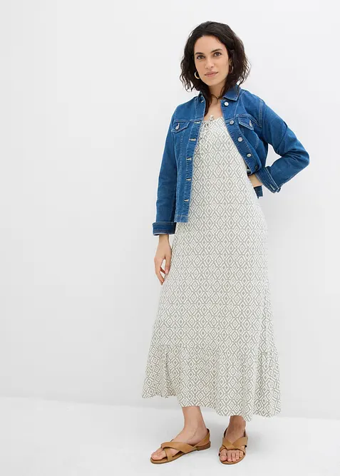 Žerzejové šaty z viskózové směsi, bonprix