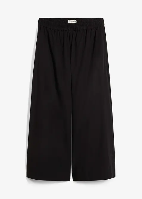 &Scaron;irok&eacute; Culotte kalhoty z čist&eacute; bavlny, bonprix