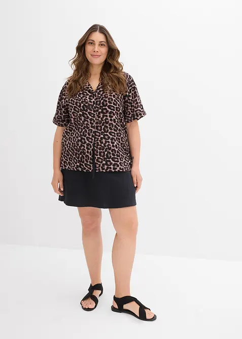 Kalhotov&aacute; sukně z mu&scaron;el&iacute;nu, bonprix