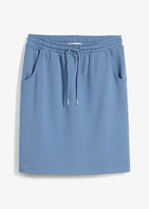 Tepláková sukně s kapsami, bonprix