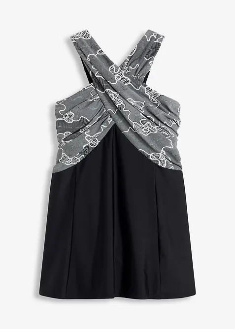 Koupací šaty se zavinovacím vzhledem, bonprix