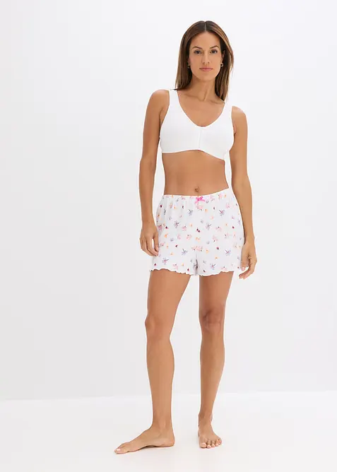 Podprsenka bez kostic, s předním zapínáním a organickou bavlnou (2 ks v balení), bonprix