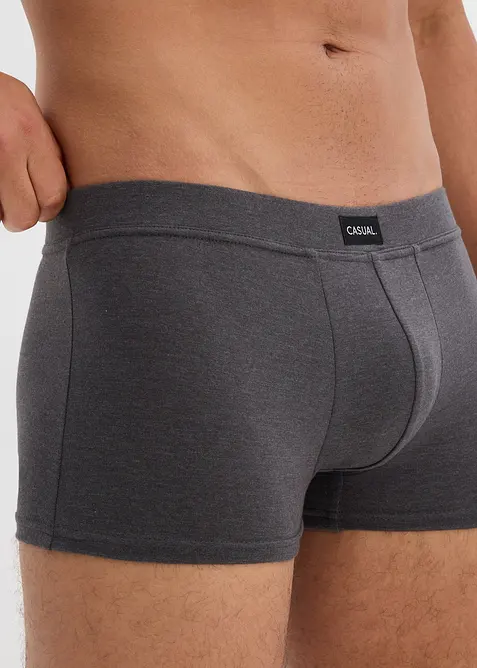 Bokové boxerky s bavlnou (3 ks v balení), bonprix