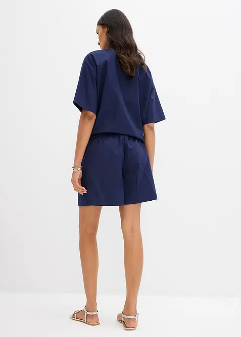 Šortky bez zapínání, z čisté bavlny, bonprix