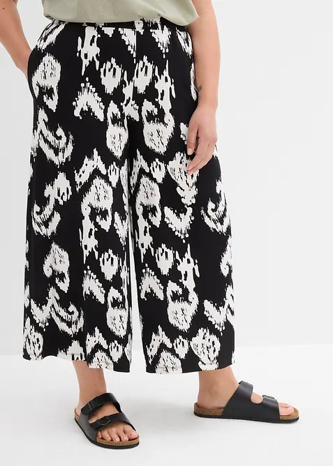 Žerzejov&eacute; kalhoty z visk&oacute;zov&eacute; směsi, bonprix