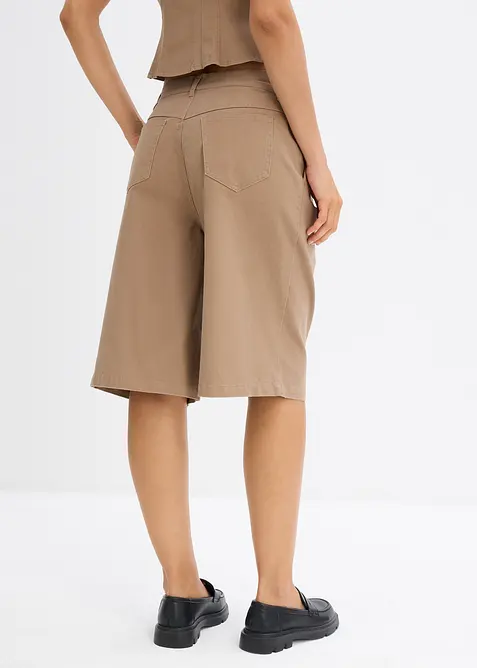 Dlouhé bermudy z elastické bavlněné směsi, bonprix