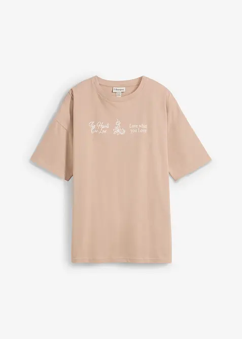 Dlouhé triko z čisté organické bavlny, bonprix