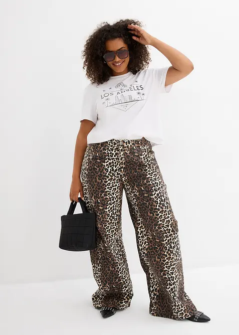 Zkr&aacute;cen&eacute; žerzejov&eacute; tričko, bonprix