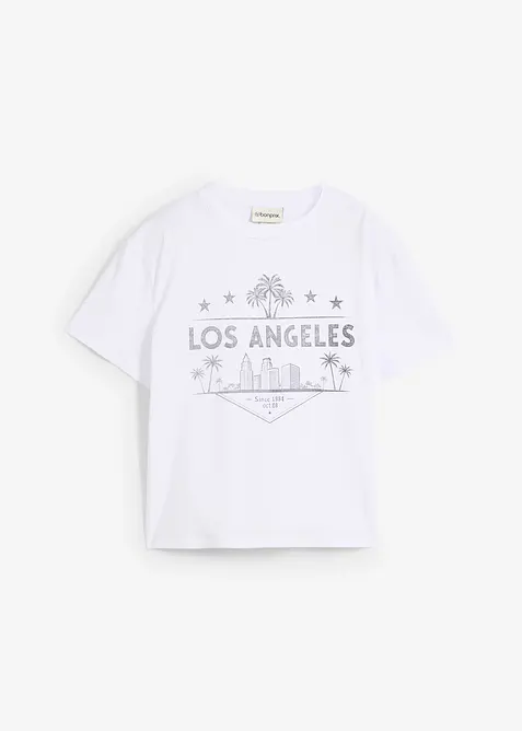 Zkrácené žerzejové tričko, bonprix