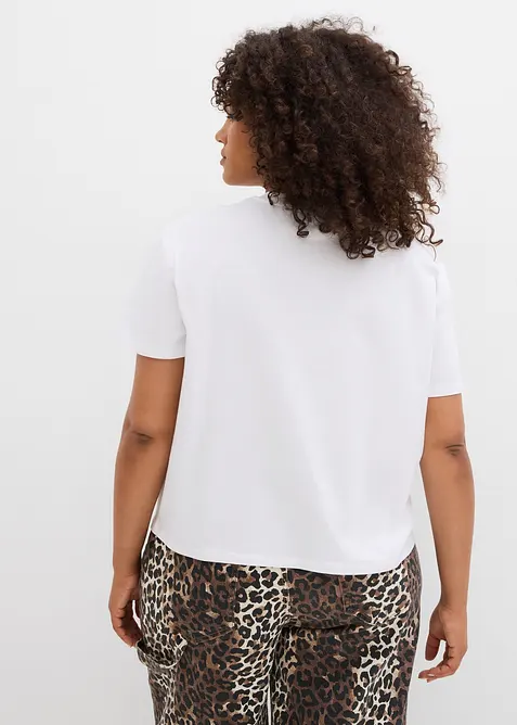 Zkr&aacute;cen&eacute; žerzejov&eacute; tričko, bonprix