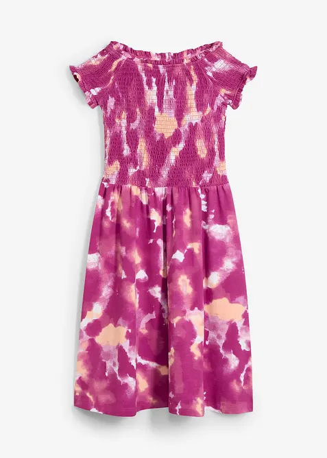 Žerzejové šaty z elastické směsi s organickou bavlnou, bonprix