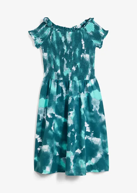 Žerzejové šaty z elastické směsi s organickou bavlnou, bonprix