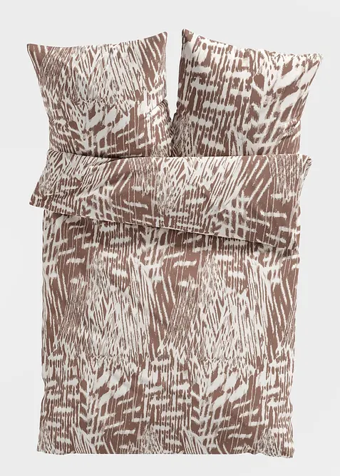 Souprava povlečen&iacute; se strukturovan&yacute;m potiskem, bonprix