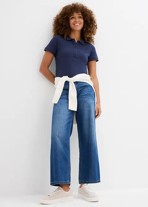 Pólo tričko z piké, z čisté organické bavlny, bonprix