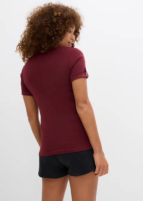 Henley tričko z čisté bavlny, bonprix