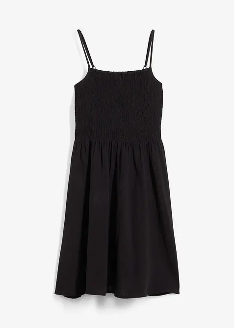 Šaty na ramínka, ze vzdušného mušelínu, bonprix