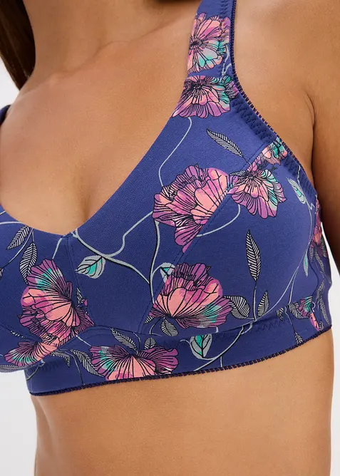 Podprsenka bez kostic, s organickou bavlnou (3 ks v balení), bonprix