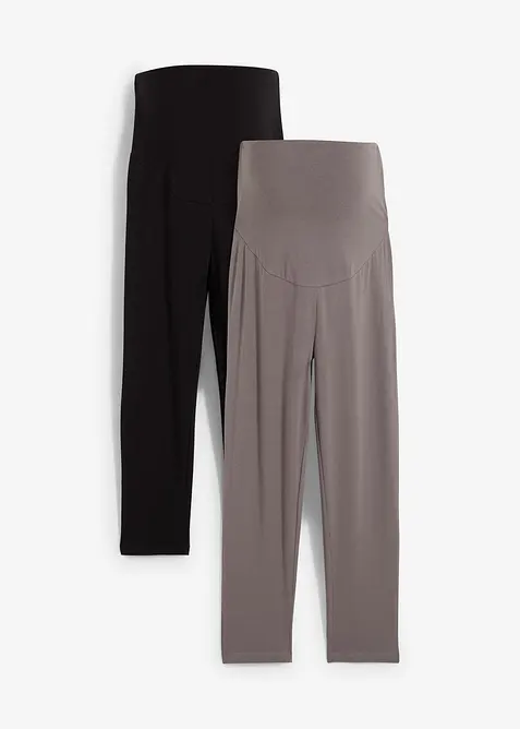 Těhotensk&eacute; capri leg&iacute;ny (2 ks v balen&iacute;), bonprix