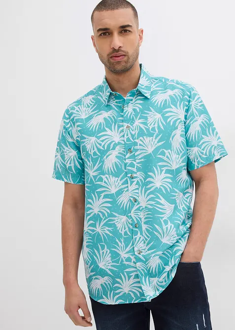 Viskózová košile s krátkým rukávem, bonprix