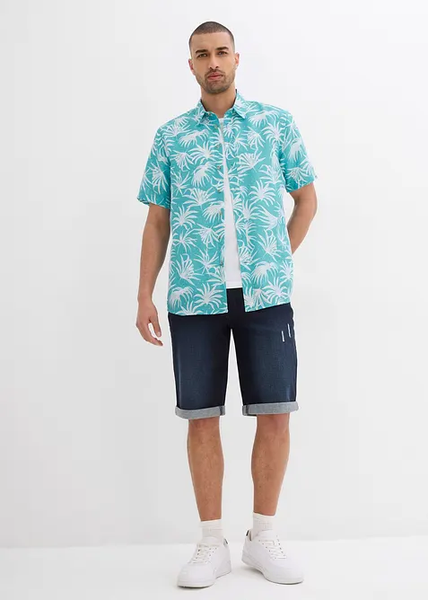 Viskózová košile s krátkým rukávem, bonprix