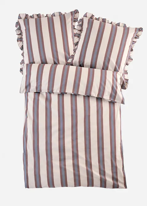 Pruhované povlečení s rýšky, bonprix