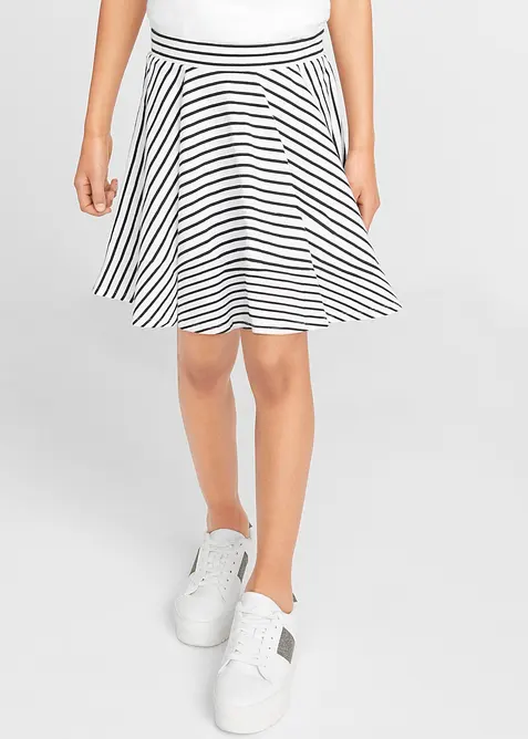 Dívčí sukně z čisté organické bavlny (2 ks v balení), bonprix