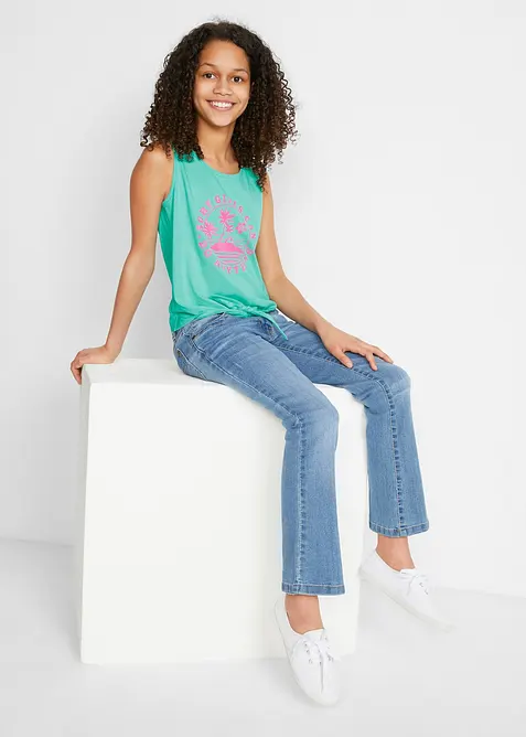 Top z čisté organické bavlny (2 ks v balení), bonprix